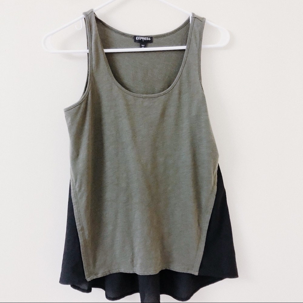Minimalist Two Tone Tank Top